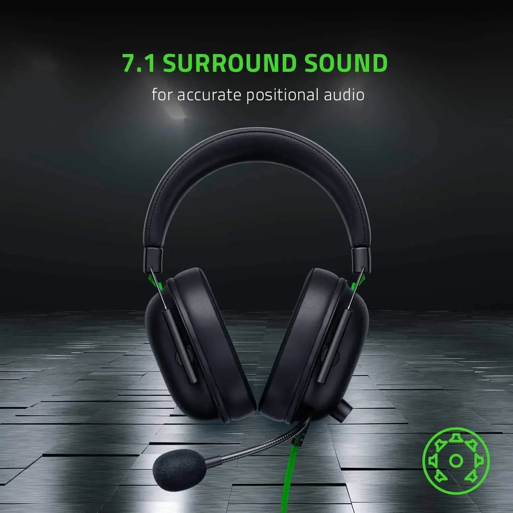 Razer BlackShark V2 X Wired Gaming Headset: 7.1 Surround Sound- Game For PS4,PS5, Nintendo Switch, Xbox
