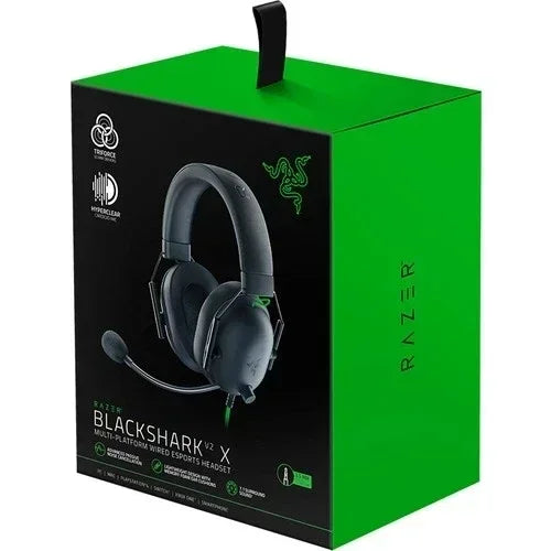 Razer BlackShark V2 X Wired Gaming Headset: 7.1 Surround Sound- Game For PS4,PS5, Nintendo Switch, Xbox